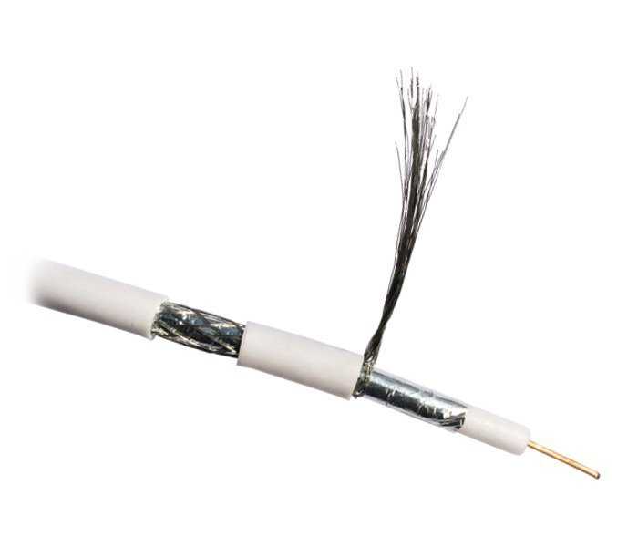 DATACOM Koaxiální kabel RG-59  (6,3mm/0,9mm) 75 Ohm  100m bílý