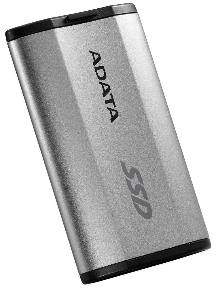 ADATA SD810 500GB SSD / Externí / USB 3.2 Type-C / 2000MB/s Read/Write / stříbrně-šedý