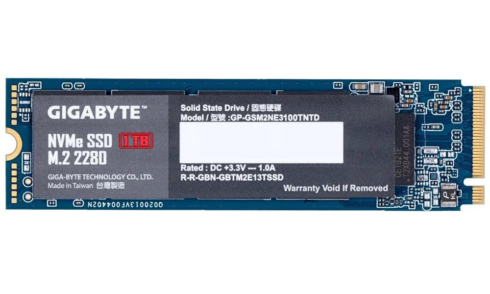 GIGABYTE NVMe 1TB SSD / Interní / M.2 PCIe Gen 3 x 4 NVMe 1.3 / 2280 / 3D TLC