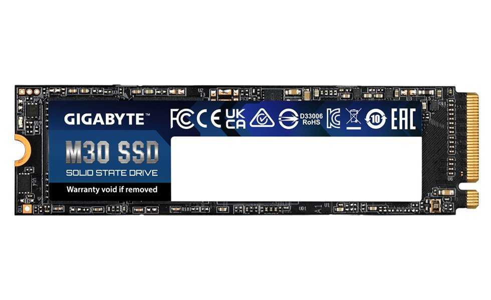 GIGABYTE M30 SSD 1TB / Interní / M.2 PCIe Gen 3 x 4 NVMe 1.3 / 2280 / 3D TLC