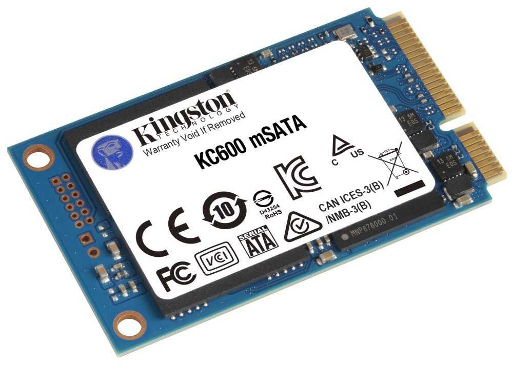 KINGSTON KC600 256GB SSD / mSATA / Interní /