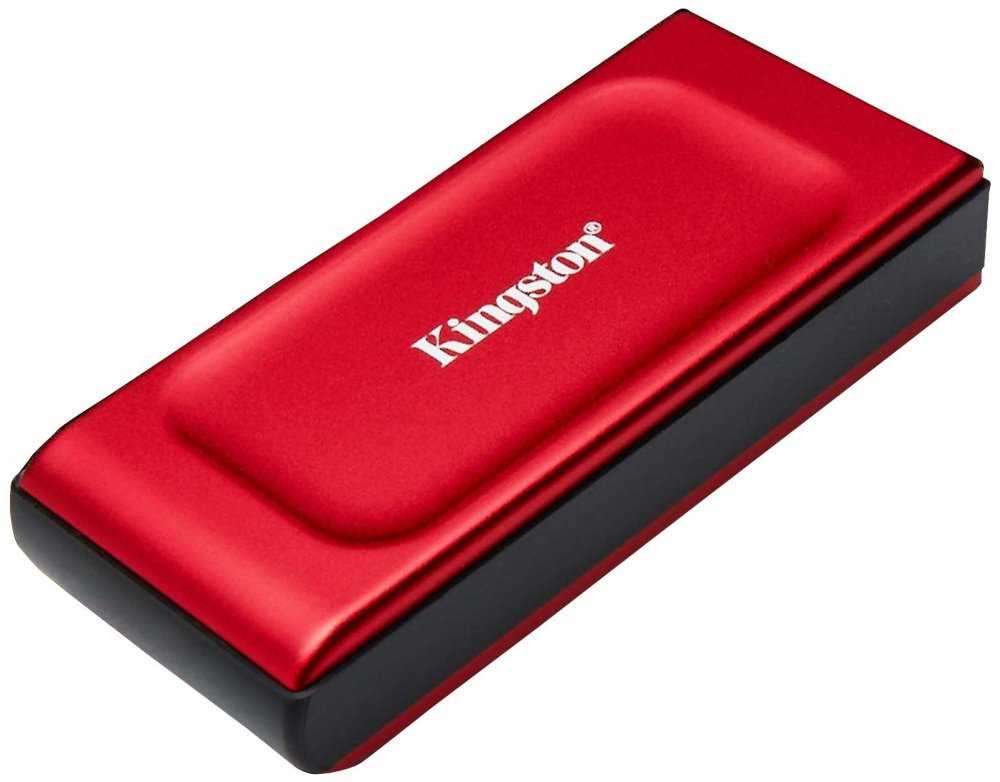 KINGSTON XS1000 1TB SSD / externí SSD / USB 3.2 Gen 2x2 / červený