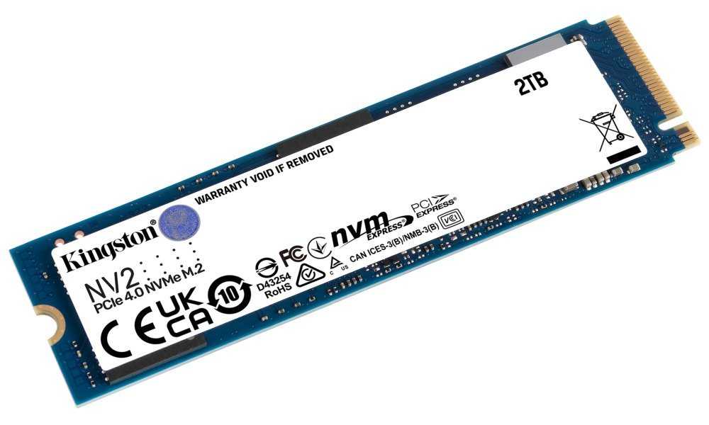 KINGSTON NV2 SSD 2TB / NVMe M.2 PCIe Gen4 / Interní / M.2 2280