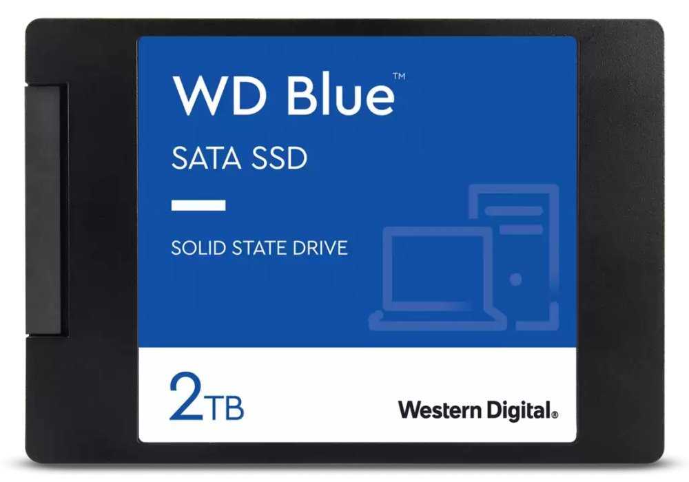 WD SSD BLUE 2TB / WDS200T2B0A / SATA 6Gb/s / Interní 2,5" / 3D nand / 7mm