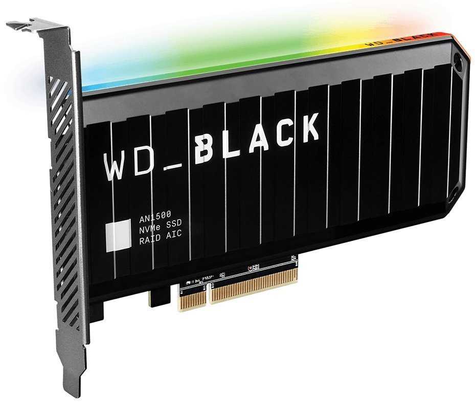 WD SSD Black AN1500 2TB / WDS200T1X0L / PCIe Gen3 / Interní / RGB