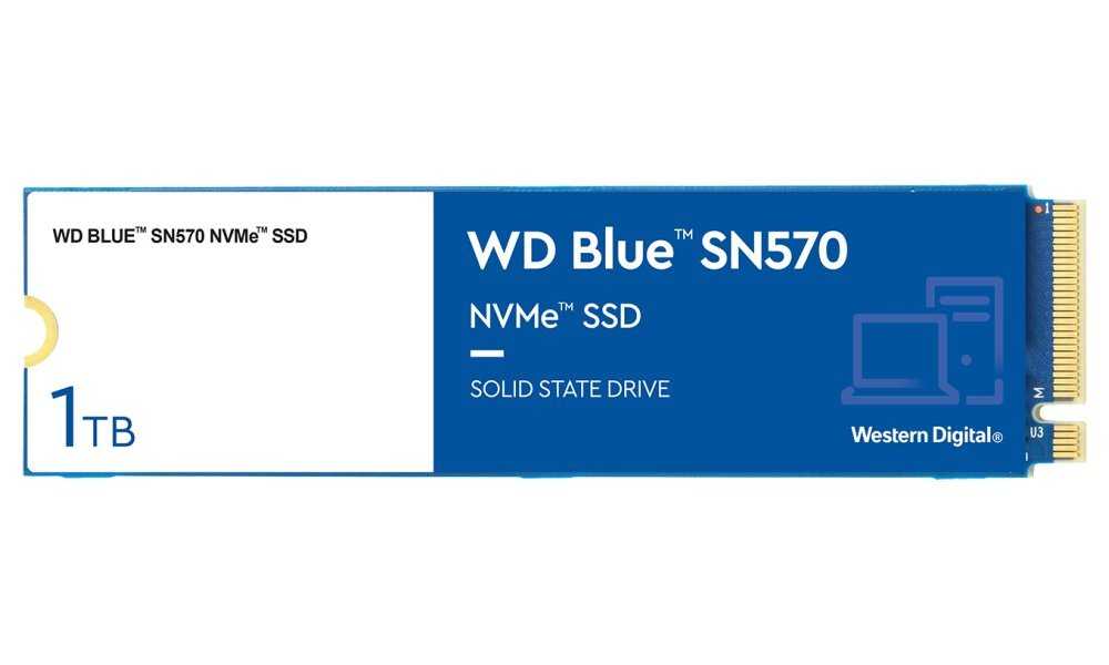 WD SSD Blue SN570 1TB / WDS100T3B0C / NVMe M.2 PCIe Gen3 / Interní / M.2 2280