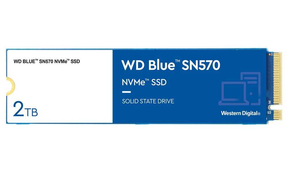 WD SSD Blue SN570 2TB / WDS200T3B0C / NVMe M.2 PCIe Gen3 / Interní / M.2 2280