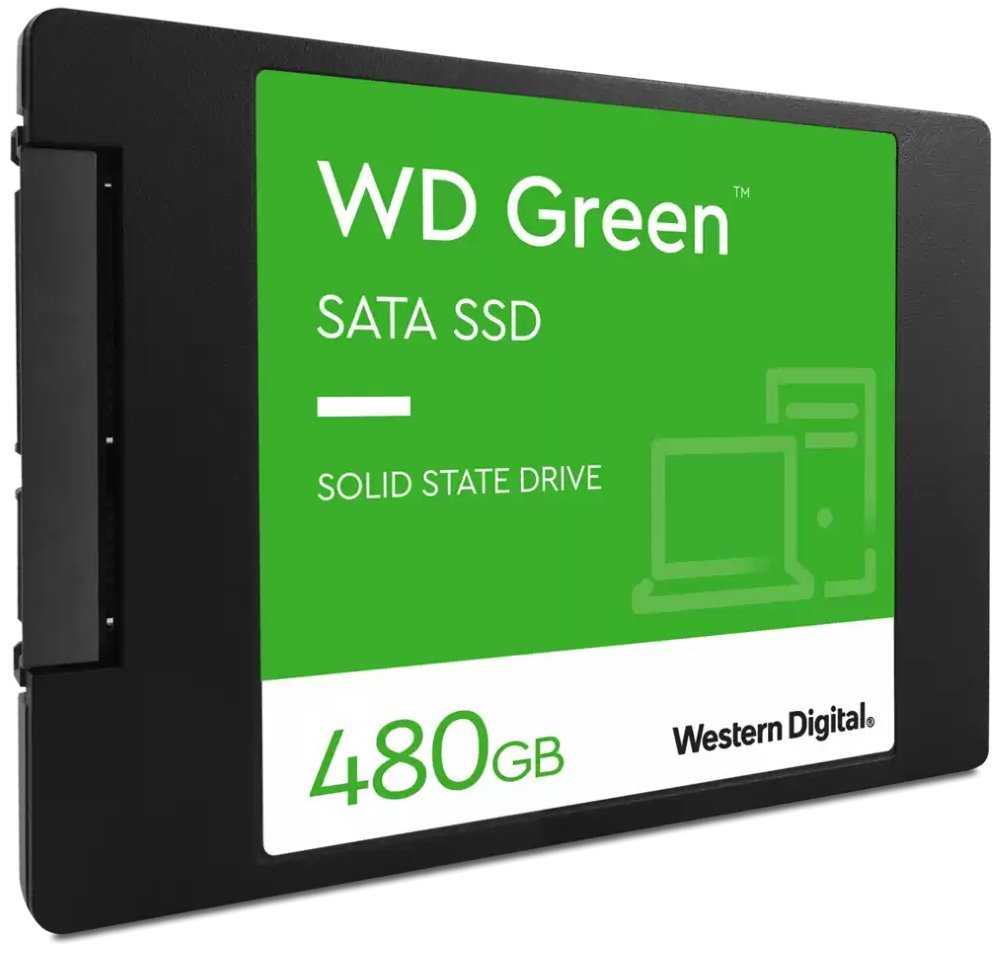WD SSD GREEN 480GB / WDS480G3G0A / SATA III / Interní 2,5" / 7mm