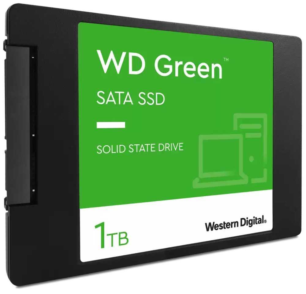 WD SSD GREEN 1TB / WDS100T3G0A / SATA III / Interní 2,5" / 7mm