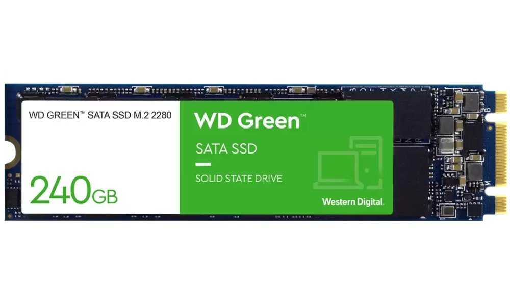 WD SSD GREEN 240GB / WDS240G3G0B / M.2 SATA III / Interní / 2280