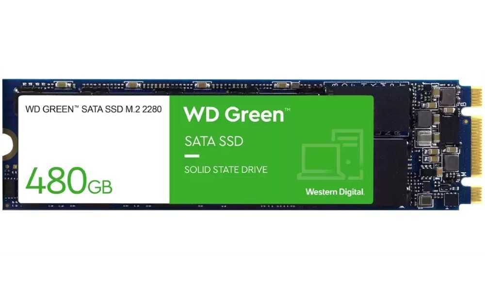 WD SSD GREEN 480GB / WDS480G3G0B / M.2 SATA III / Interní / 2280