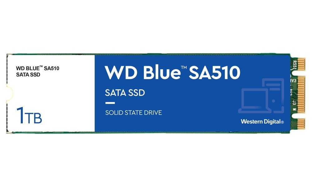 WD SSD BLUE SA510 1TB / WDS100T3B0B / M.2 SATA III / Interní / 2280