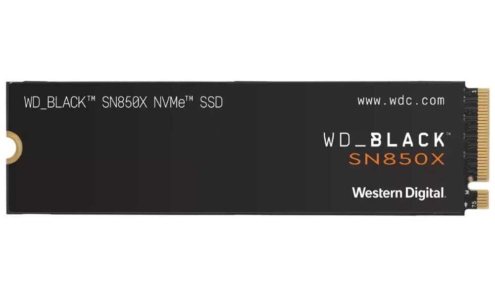WD SSD Black SN850X 1TB / WDS100T2X0E / NVMe M.2 PCIe Gen4 / Interní / M.2 2280