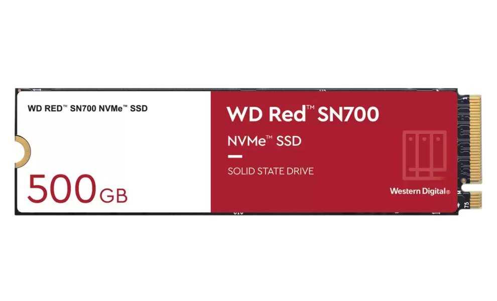 WD SSD RED SN700 500GB / WDS500G1R0C / NVMe M.2 PCIe Gen3 / Interní / M.2 2280