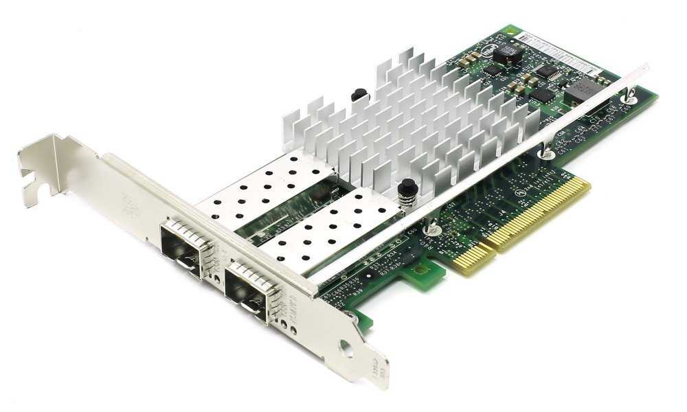 DELL Intel X520 DP/ 10 Gb DA/SFP+/ 2-portová síťová karta/ 10 gigabit/ PCIe/ poloviční výška/ low profile