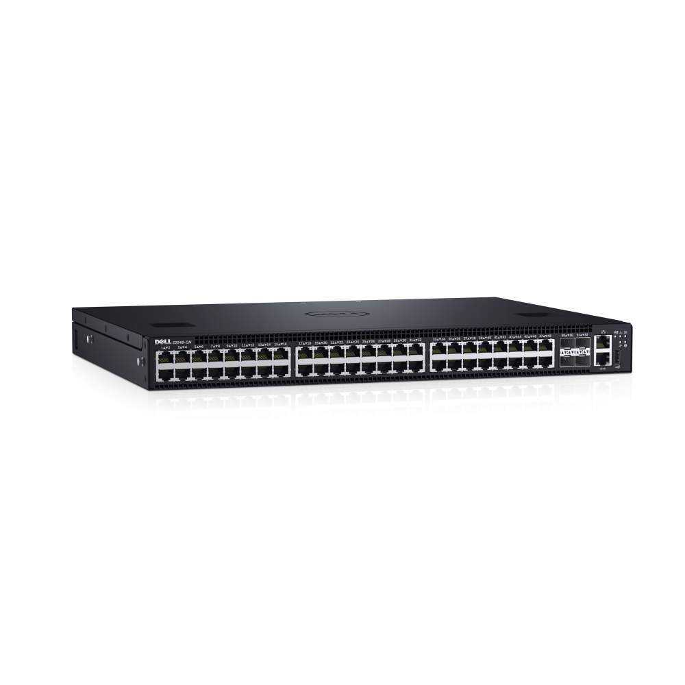 DELL Networking S3048-ON AirFlow gigabit switch/ 48x 1GbE/ 4x SFP+ 10GbE/ 1x zdroj/ reverse / management/ 1Y CAR