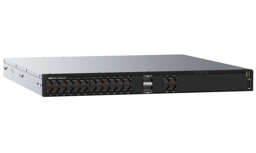 DELL Networking S4128T-ON switch/ 28x 10Gb-T/ 2x QSFP28/ IO to PSU/ 2x zdroj/ reverse / management/ 1Y CAR