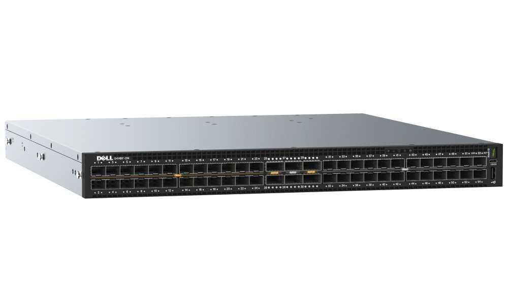 DELL Networking S4148F-ON switch/ 48x 10GbE SFP+/ 4x QSFP28/ IO to PSU/ 2x zdroj/ reverse / management/ 1Y CAR