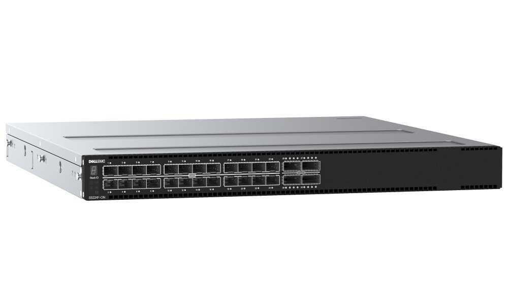 DELL Networking S5224F-ON switch/ 24x 25GbE SFP28/ 4 x 100Gbe QSFP28/ IO to PSU/ 2x zdroj/ management/ 1Y CAR