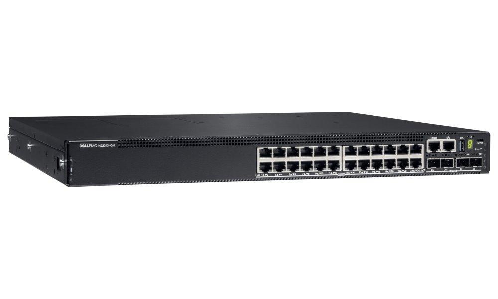 DELL Networking N2224X-ON switch/ 24x 1/2,5GB + 4x 25GB + 2x 40GB stacking/ 1Y NBD on-site
