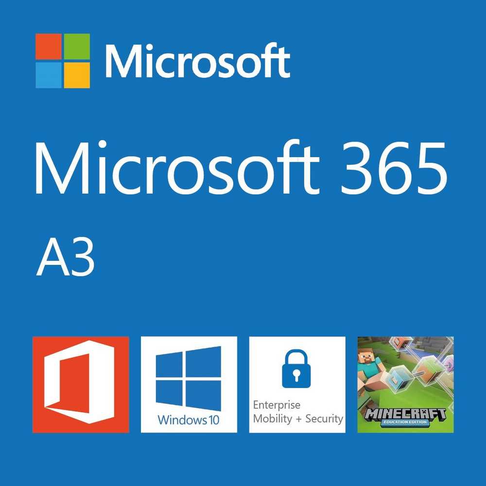 Microsoft CSP Microsoft 365 A3 - Unattended License for students (pro studenty) předplatné 1 rok, vyúčtování měsíčně