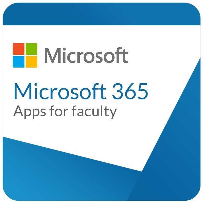 Microsoft CSP Microsoft 365 Apps for faculty (pro školy) předplatné 1 rok, vyúčtování měsíčně