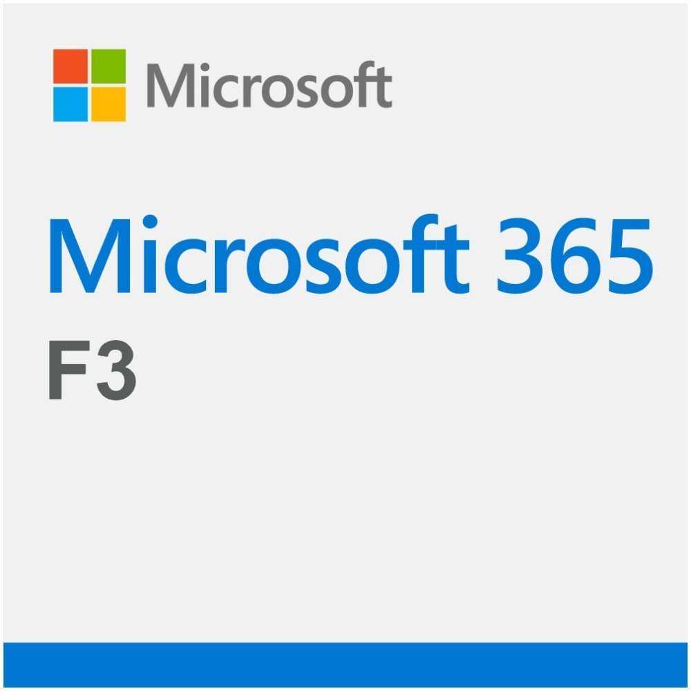 Microsoft CSP Microsoft 365 F3 předplatné 1 rok, vyúčtování měsíčně