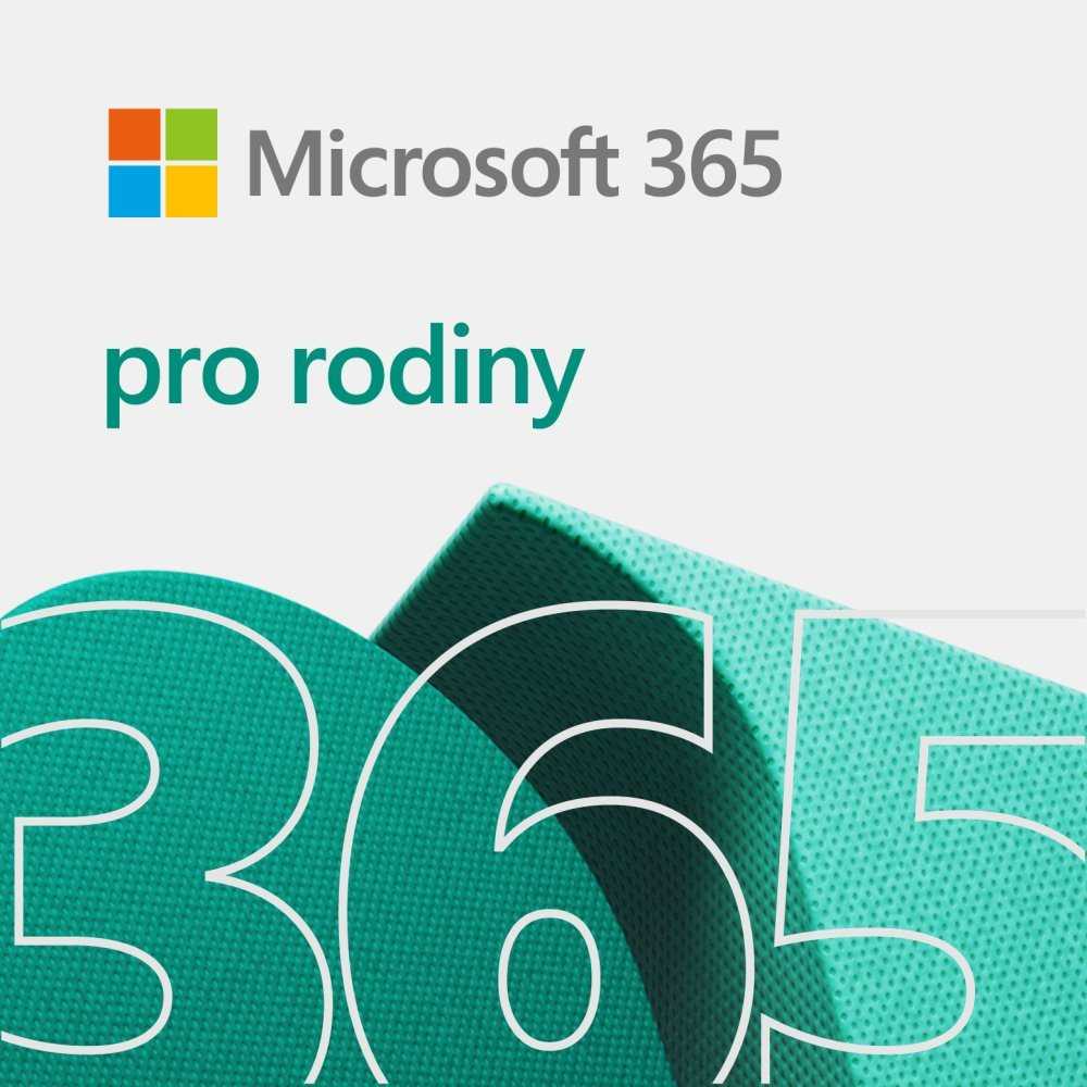 Microsoft 365 Family CZ - předplatné na 1 rok - elektronická licence