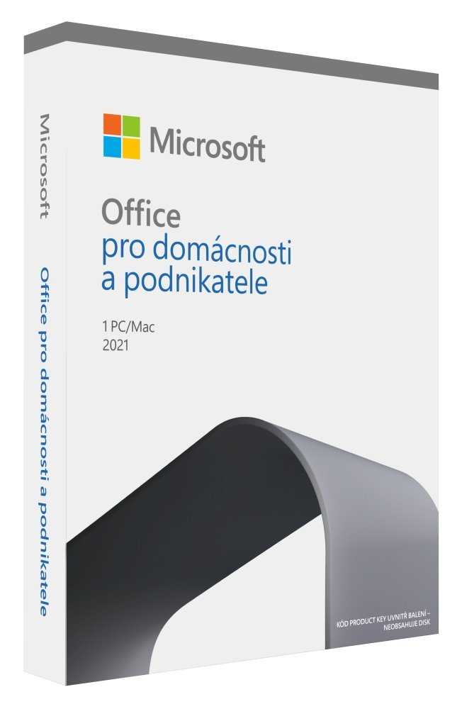 Microsoft Office pro domácnosti a podnikatele 2021 Czech Medialess (300,- Kč sleva se zařízením)