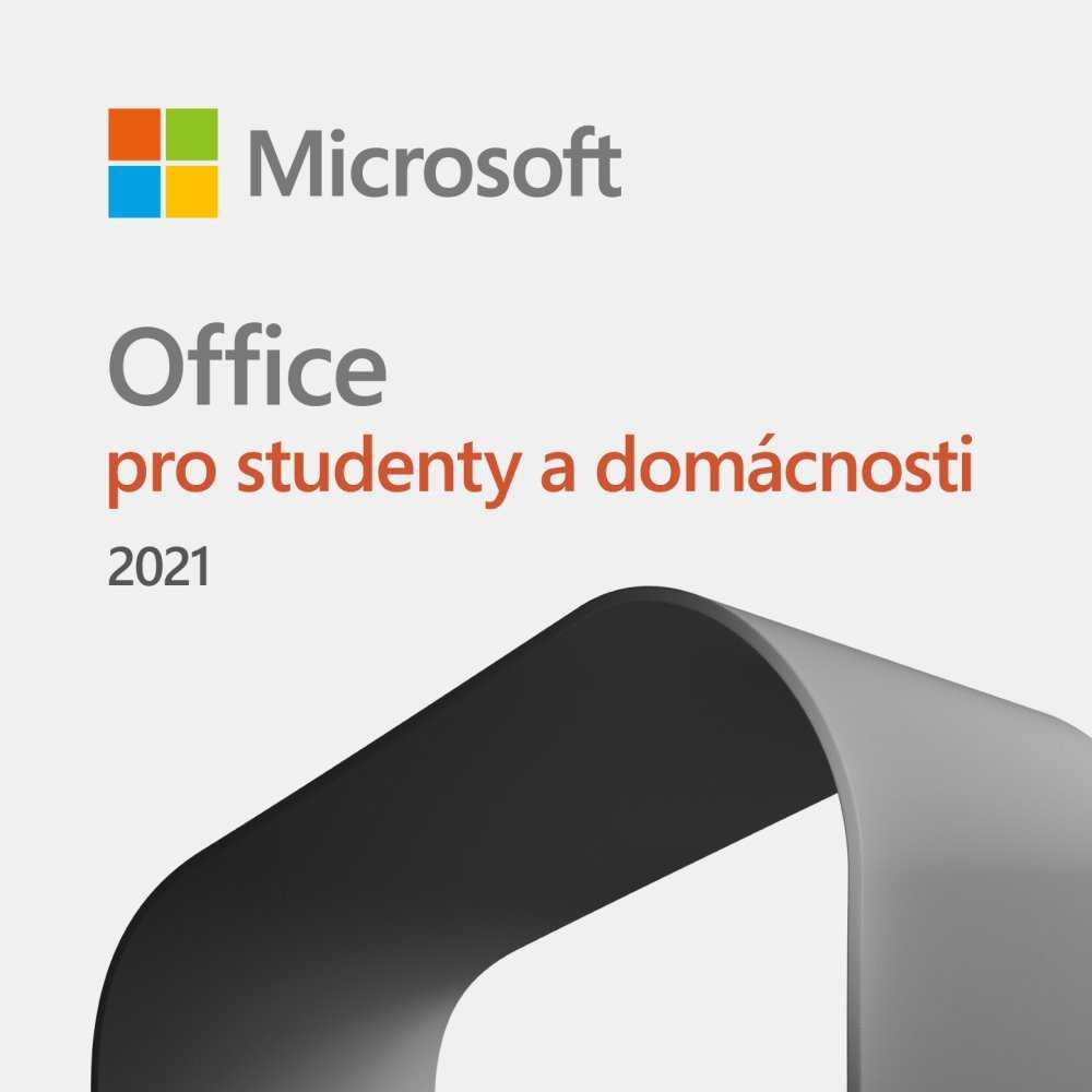 Microsoft Office pro studenty a domácnosti 2021 Czech Medialess ESD - elektronická licence