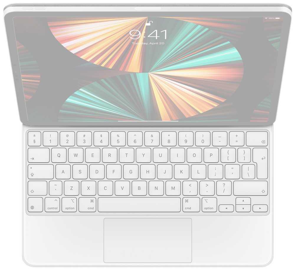 Apple Magic Keyboard for iPad Pro 12.9-inch (5th generation) - International English - White