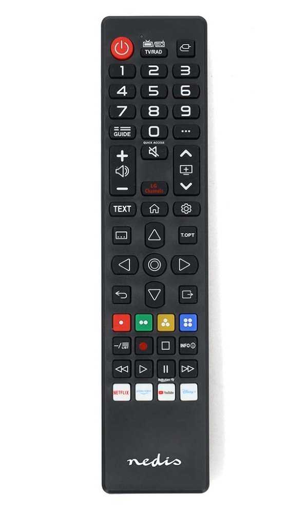 NEDIS předprogramovaný dálkový ovladač kompatibilní se všemi televizory LG