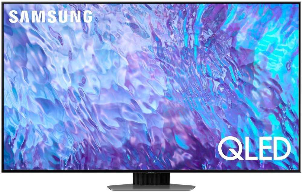 SAMSUNG SMART QLED TV 85"/ QE85Q80C/ 4K Ultra HD 3840x2160/ DVB-T2/S2/C/ H.265/HEVC/ 4xHDMI/ 2xUSB/ Wi-Fi/ LAN/ G