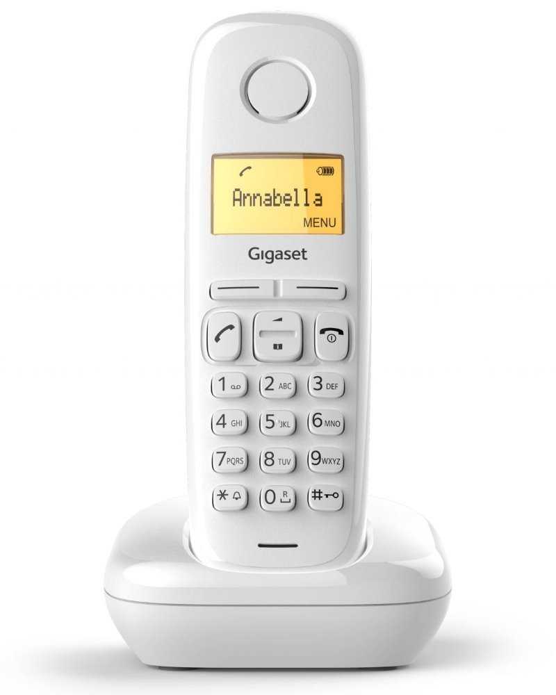 SIEMENS GIGASET A170 - DECT/GAP bezdrátový telefon, barva bílá