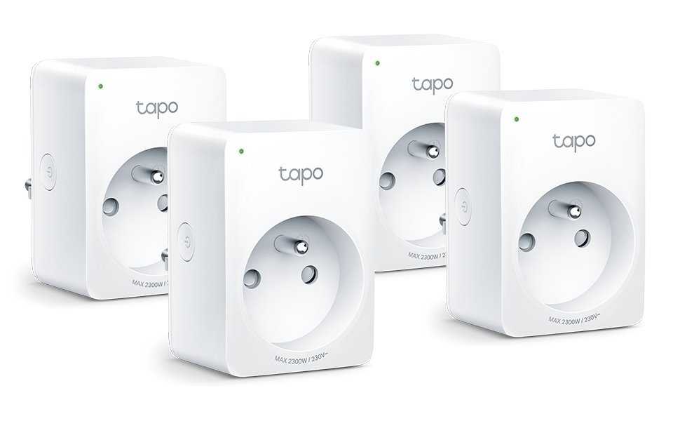 TP-Link Tapo P100(4-pack) Chytrá zásuvka,regulace 230V přes IP, Cloud, WiFi