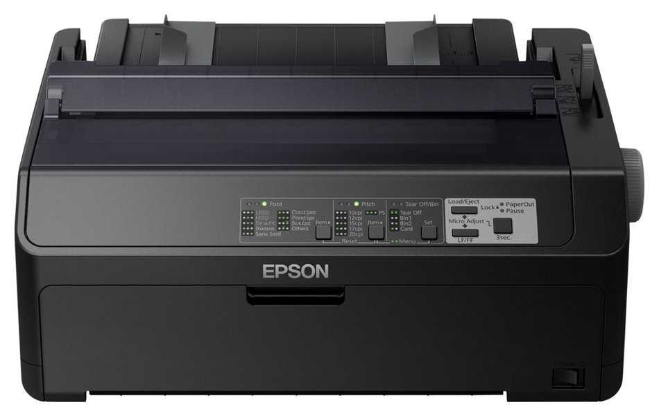 EPSON LQ-590IIN/ A4/ 24pins/ 550zn/ 1+6kopii/ USB/ LPT/ LAN