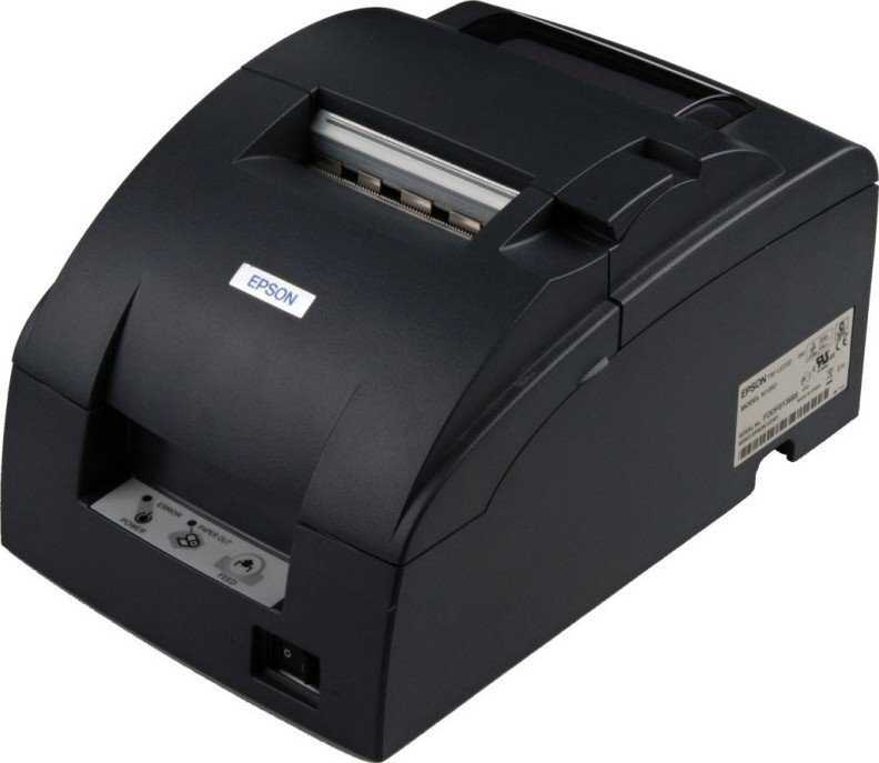 EPSON TM-U220D-052/ Pokladní tiskárna/ Serial/ Černá/ Včetně zdroje