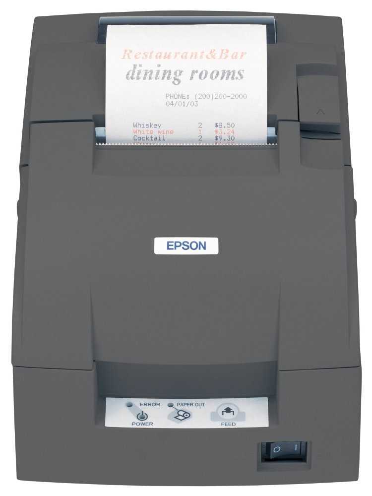 EPSON TM-U220B-007/ Pokladní tiskárna/USB/ Černá/ Včetně zdroje