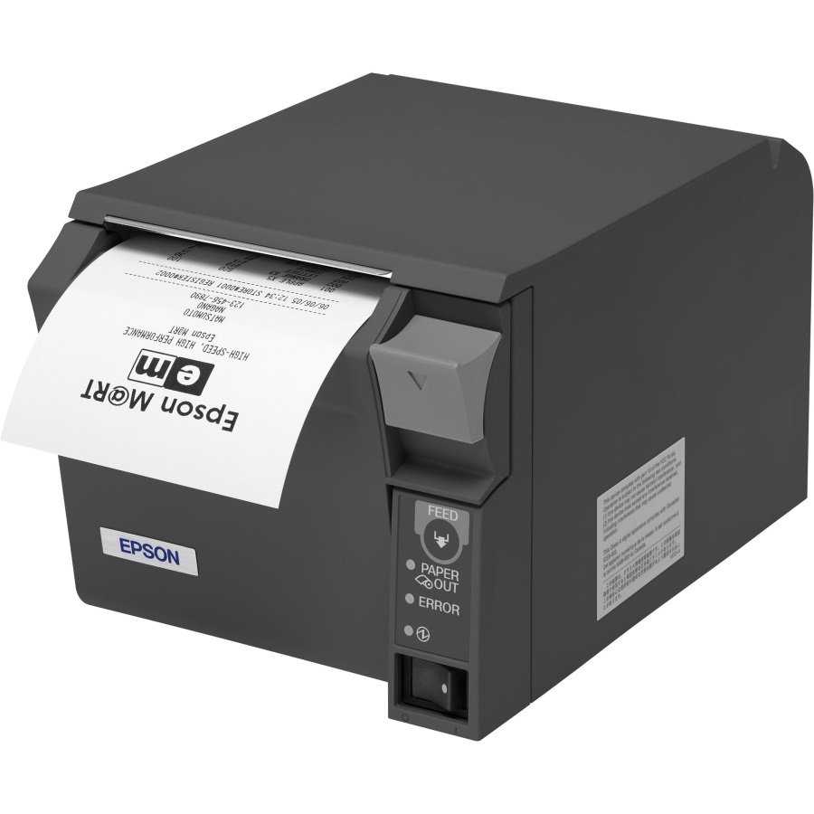 EPSON TM-T70 II/ Pokladní tiskárna/ Serial/ USB/ Černá/ Včetně zdroje