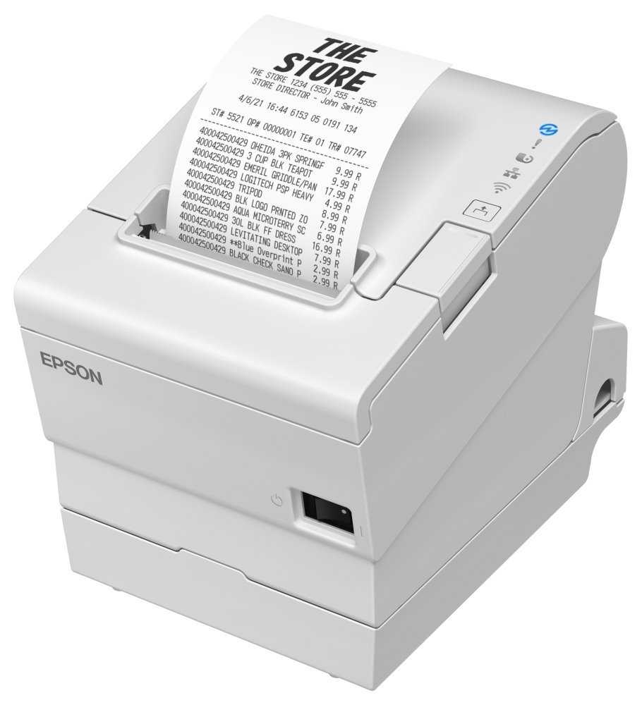 EPSON TM-T88VII/ Pokladní tiskárna/ USB+serial+Ethernet/ Bílá/ Včetně zdroje