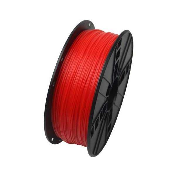 GEMBIRD 3D ABS plastové vlákno pro tiskárny, průměr 1,75mm, 1kg, fluorescentní, červená