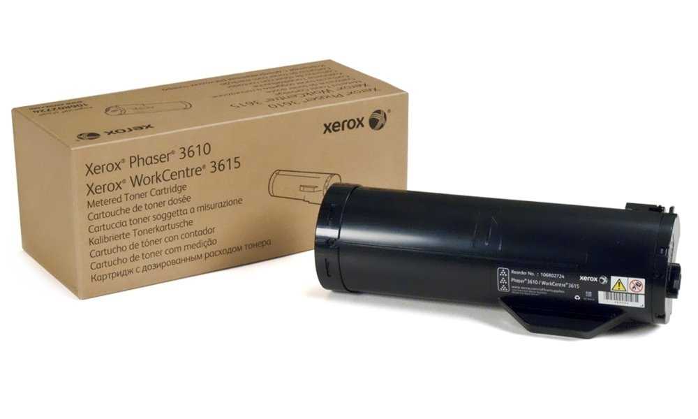 Xerox originál toner 106R02724 (černý, 25 300str) pro Phaser 3610, WC 3615