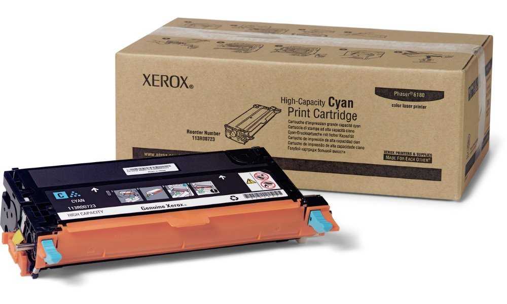 Xerox original toner Phaser 6180/ 6000s./ azurový