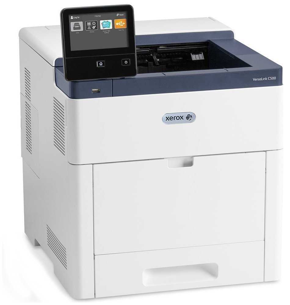 Xerox VersaLink C500/D/ barevná laser tiskárna/ A4/ až 1200x2400 dpi/ 43ppm/ USB/ LAN/ duplex/ bílá