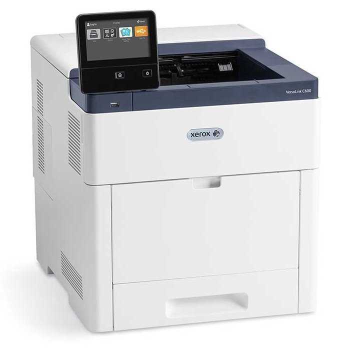 Xerox VersaLink C600V_DN/ barevná laser. tiskárna/ A4/ 53ppm/ 1200x2400 dpi/ USB/ LAN/ duplex/ bílá
