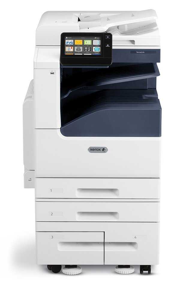 Xerox B7xxV_F/ Čb laser MFP/ A3/ 25/12ppm/ až1200x1200dpi/ USB/ LAN/ Duplex/ 5-tray + nutno doplnit o inic. kit!