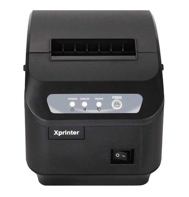 Xprinter pokladní termotiskárna Q260-NL, rychlost 200mm/s, až 80mm, USB, serial port, autocutter, indikátor papíru