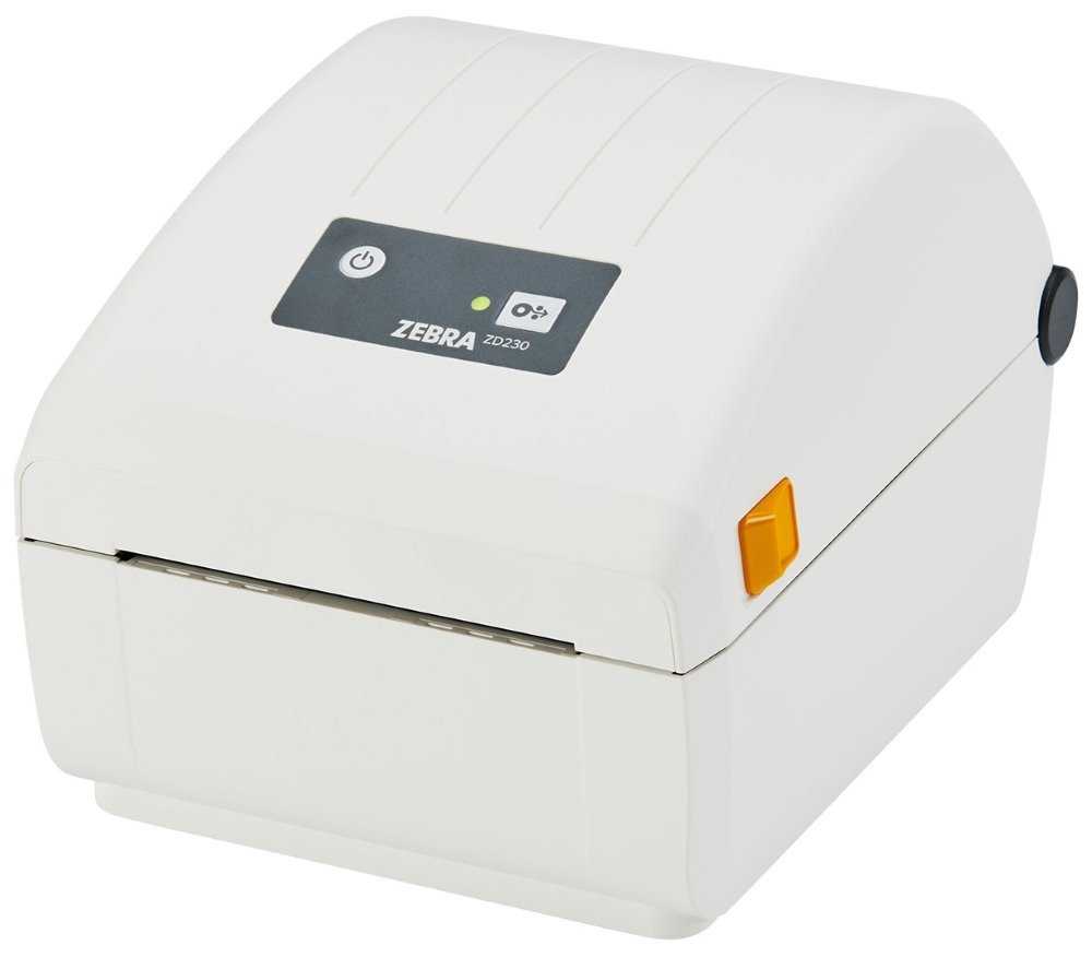 ZEBRA tiskárna ZD230 / Direct Thermal / 8 dots/mm / 203DPI / USB / Ethernet / bílá /