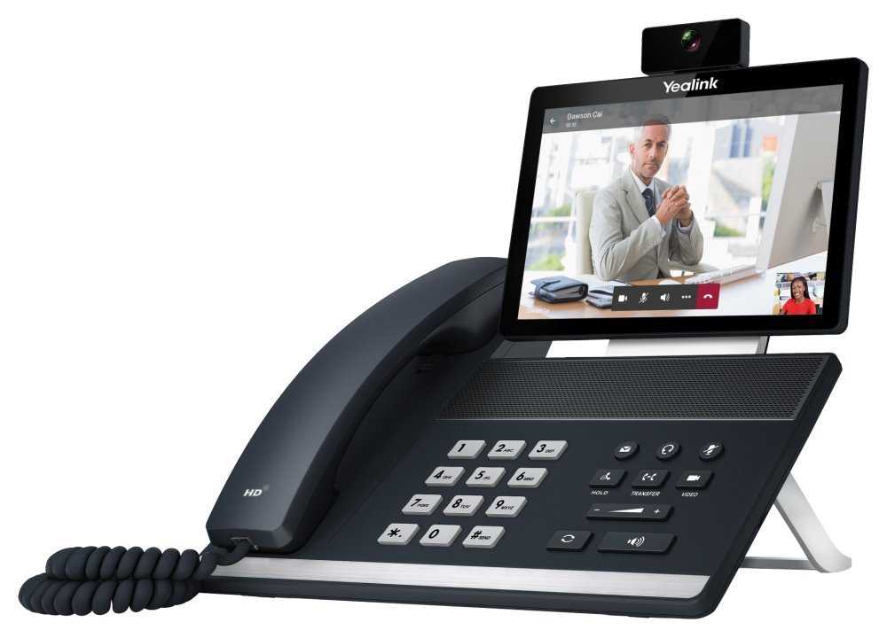 Yealink VP59 IP telefon, 8" barevný IPS LCD dotykový displej, BT+WiFi, FHD cam,2x GbE RJ45, PoE, 27 prog. tl., Teams/SfB