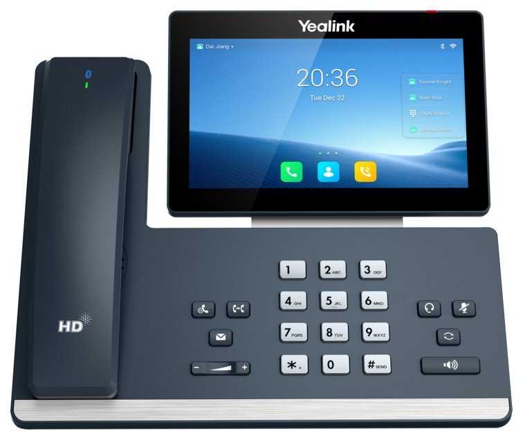 Yealink SIP-T58W Pro SIP telefon, Android, PoE, 7" bar. dot. LCD, BT sluchátko, GigE